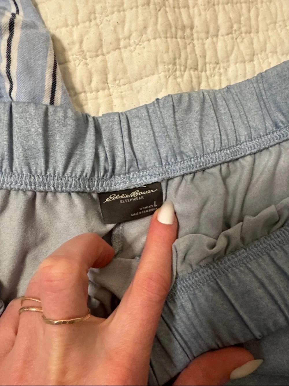 Eddie Bauer & joyspun Light Blue Boxer & Stretch Trunk Set - 2 Pack